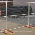 Factory supplied 6'x10' powder coated metal construction fence 6'x12' chain link temporary fence panel for children